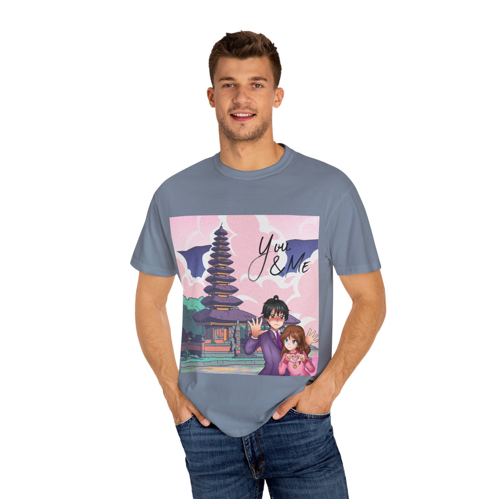 Romantic Anime T-shirt for Couples, You & ME, Cute Graphic Tee, Gift for Her, Anime Lovers, Casual Wear