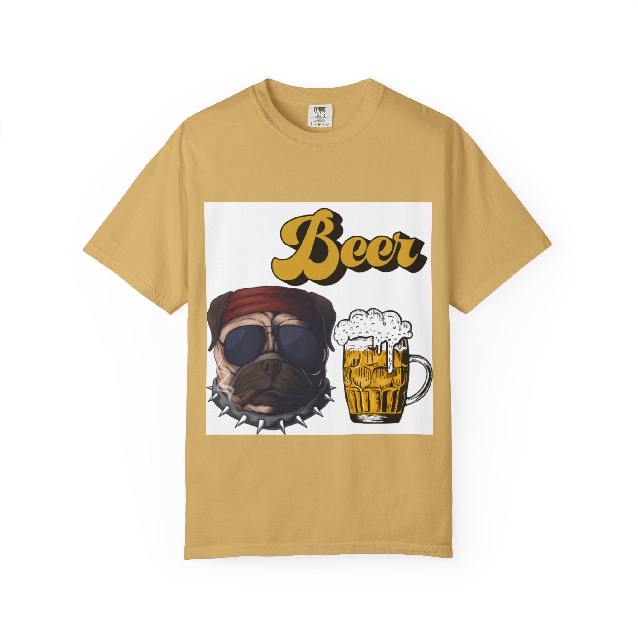 Beer-Themed Unisex T-Shirt for Dog Lovers, Funny Gift for Men Women, Party Apparel, Beverage Enthusiast Tee, Casual Wear