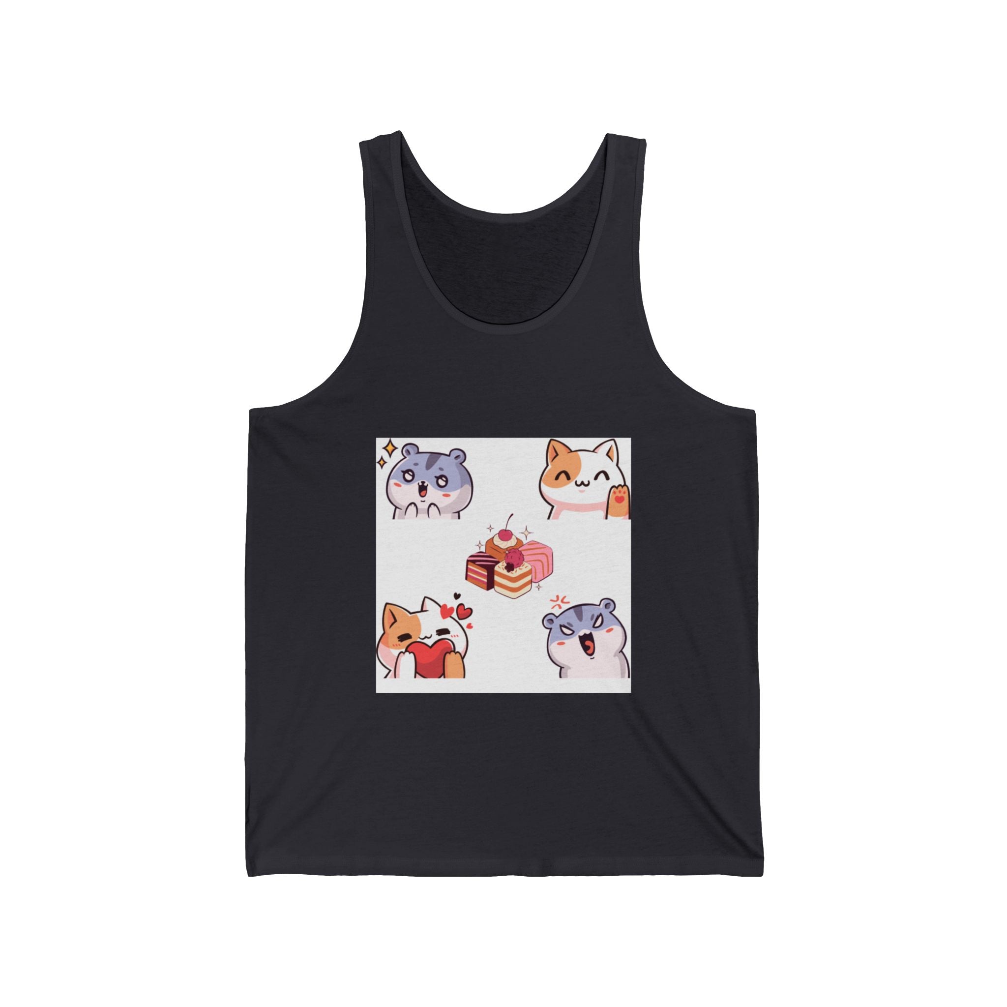 Cute Animal Lovers Tank Top, Funny Pet-Themed Jersey Tank, Gifts for Pet Owners, Casual Summer Wear, Birthday Gift for Animal Lovers