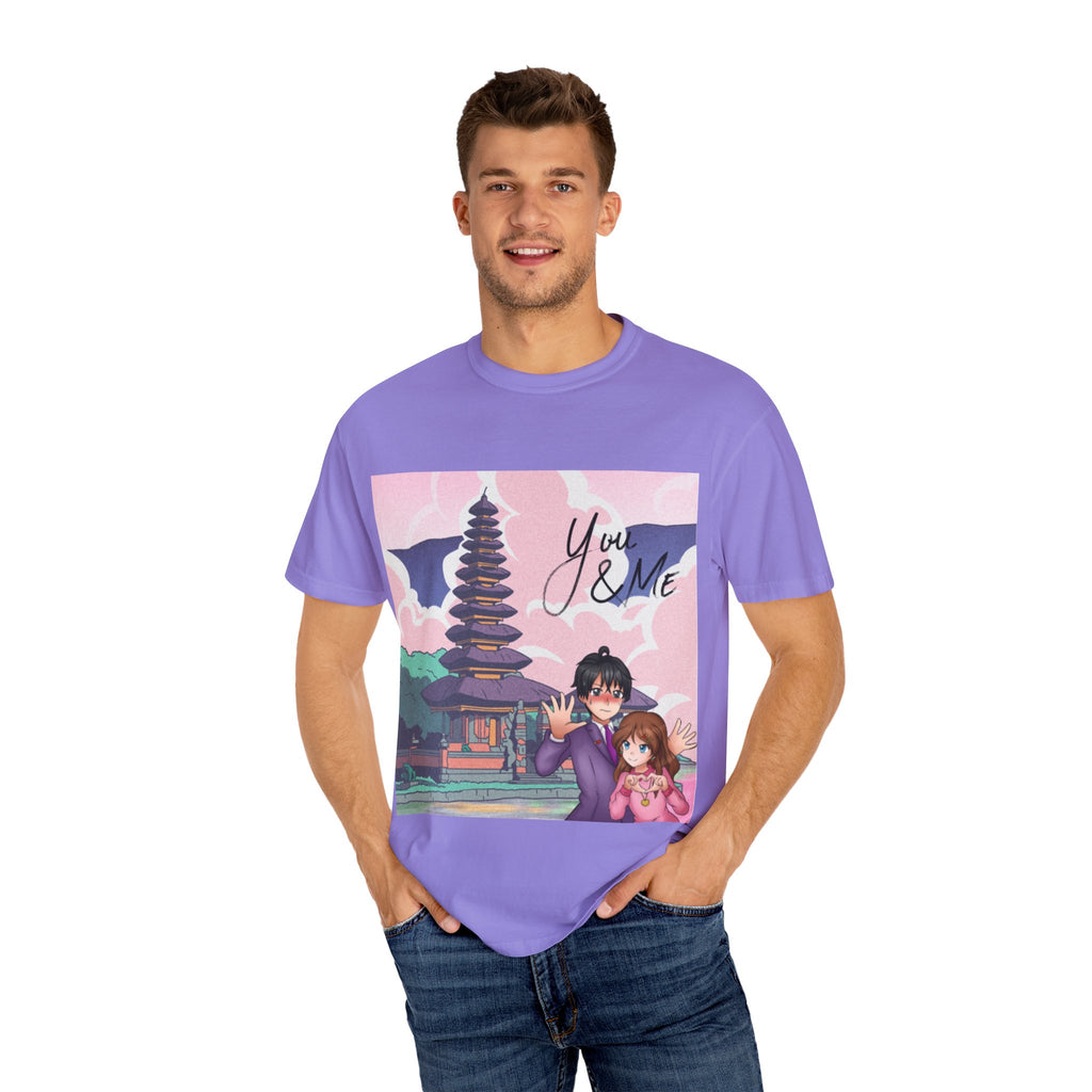 Romantic Anime T-shirt for Couples, You & ME, Cute Graphic Tee, Gift for Her, Anime Lovers, Casual Wear