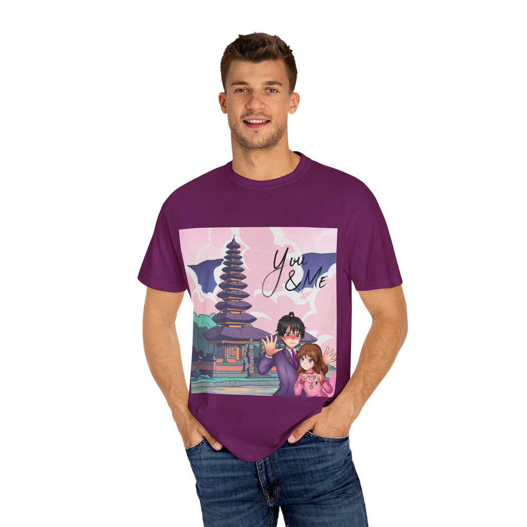 Romantic Anime T-shirt for Couples, You & ME, Cute Graphic Tee, Gift for Her, Anime Lovers, Casual Wear