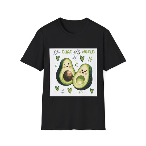 Avocado Couple T-Shirt - "You Guac My World" Cute Couple Valentine Tee