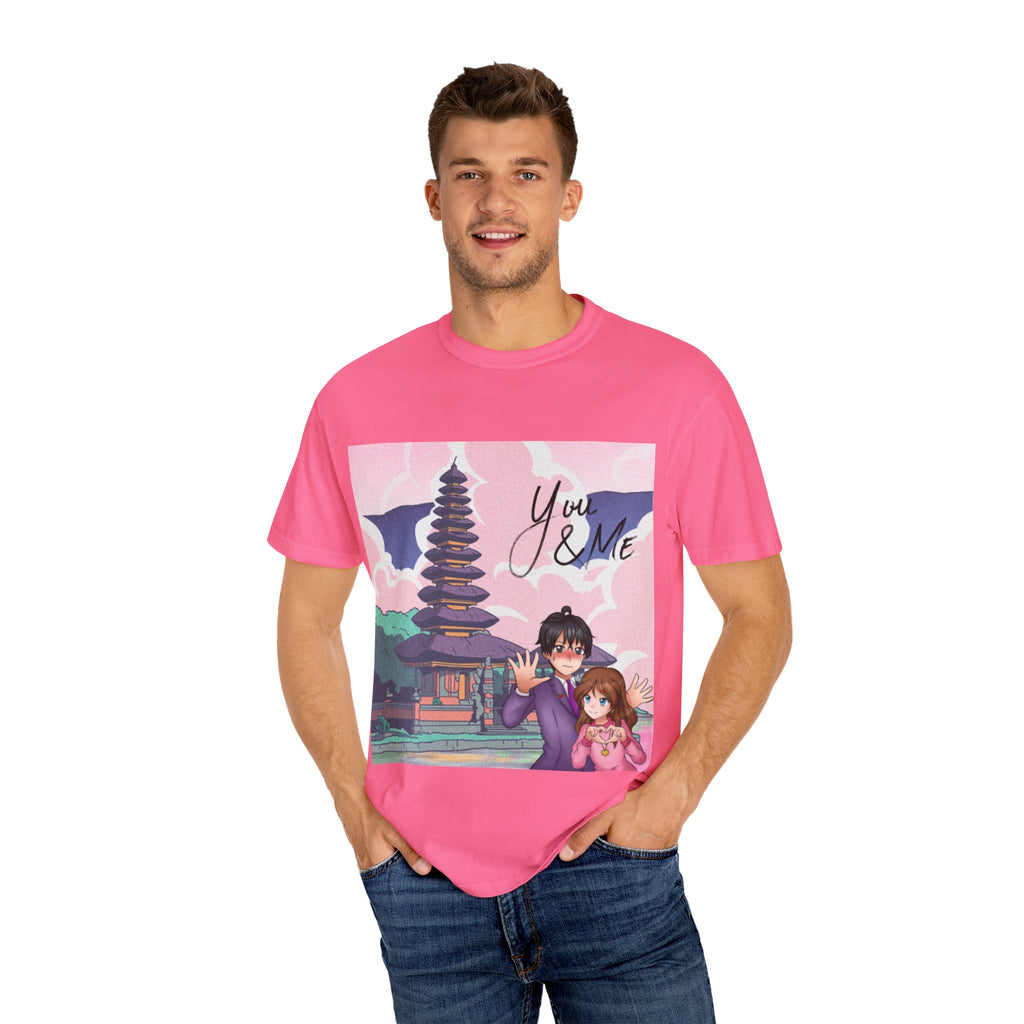 Romantic Anime T-shirt for Couples, You & ME, Cute Graphic Tee, Gift for Her, Anime Lovers, Casual Wear