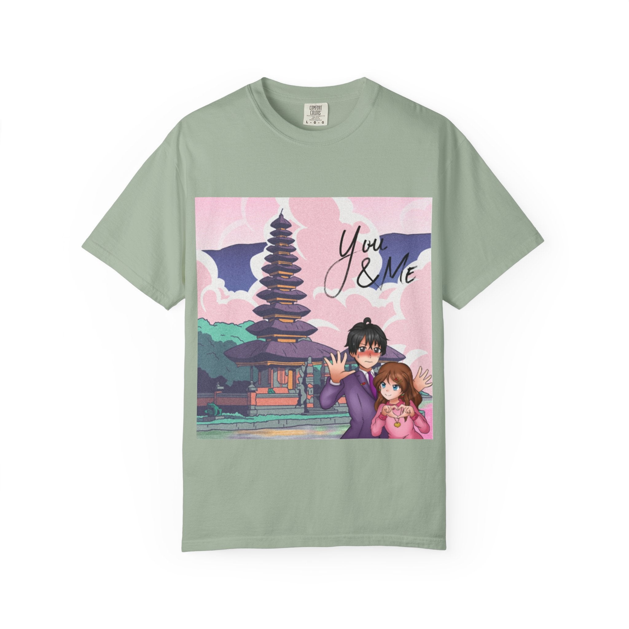 Romantic Anime T-shirt for Couples, You & ME, Cute Graphic Tee, Gift for Her, Anime Lovers, Casual Wear