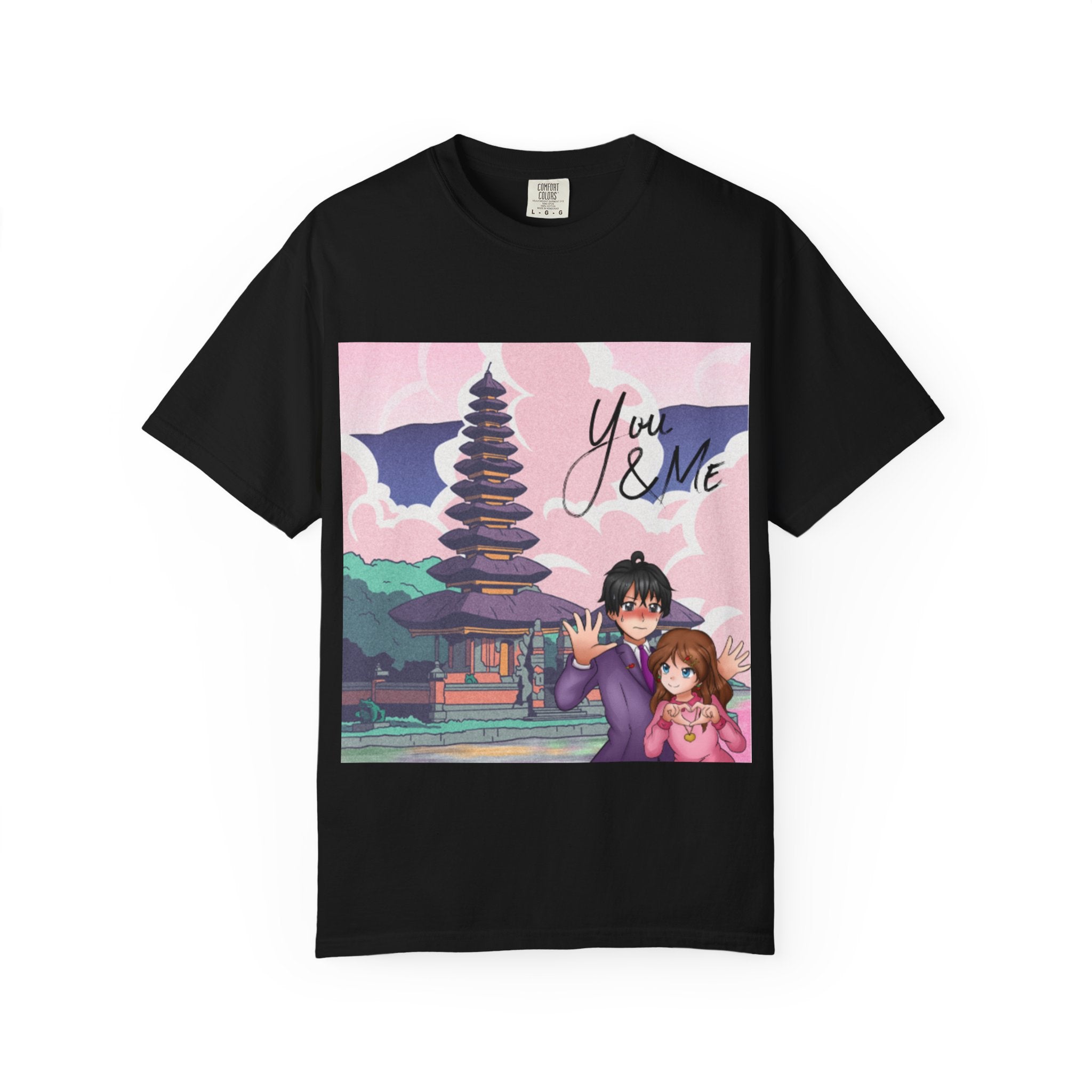 Romantic Anime T-shirt for Couples, You & ME, Cute Graphic Tee, Gift for Her, Anime Lovers, Casual Wear