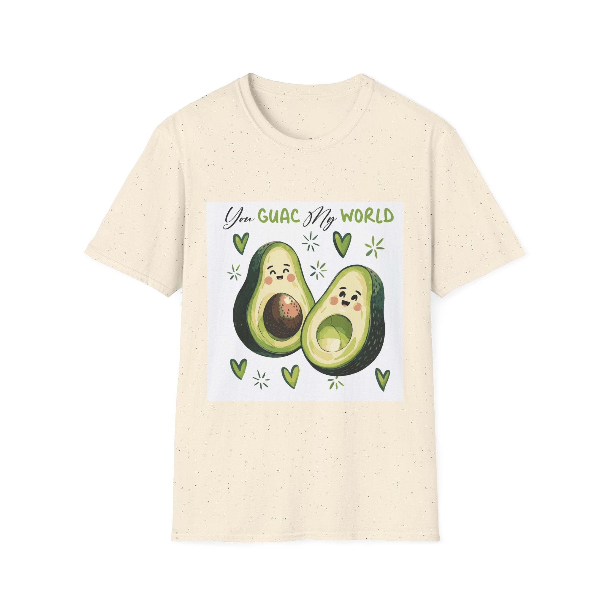 Avocado Couple T-Shirt - "You Guac My World" Cute Couple Valentine Tee