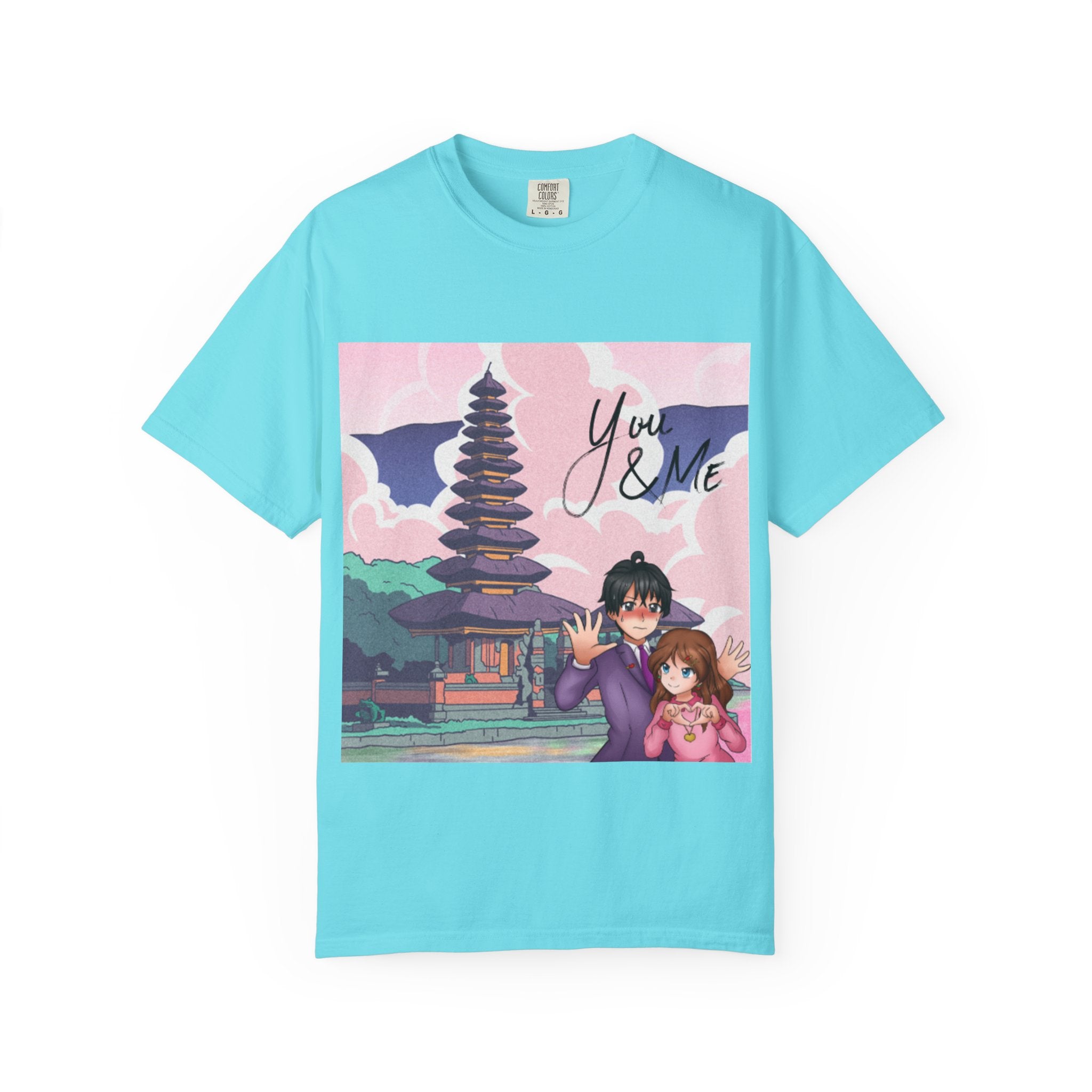 Romantic Anime T-shirt for Couples, You & ME, Cute Graphic Tee, Gift for Her, Anime Lovers, Casual Wear