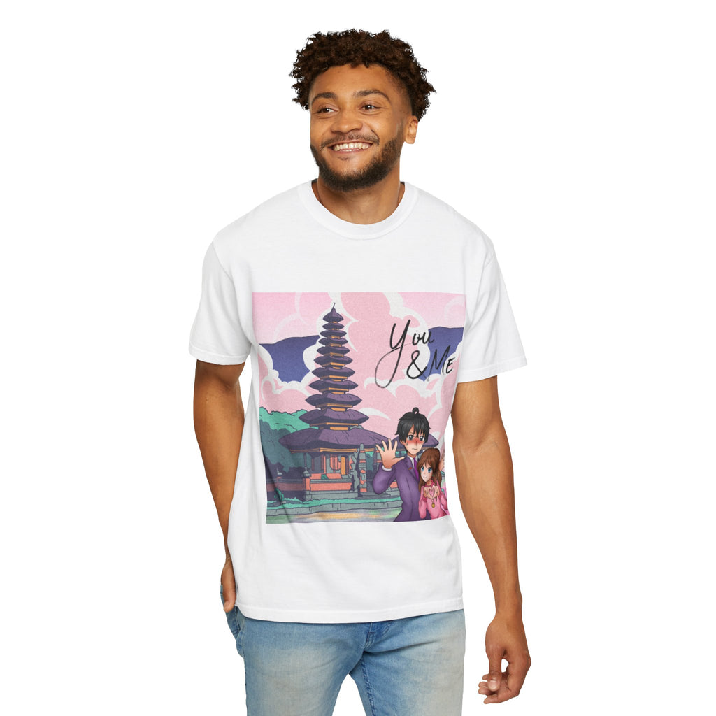 Romantic Anime T-shirt for Couples, You & ME, Cute Graphic Tee, Gift for Her, Anime Lovers, Casual Wear