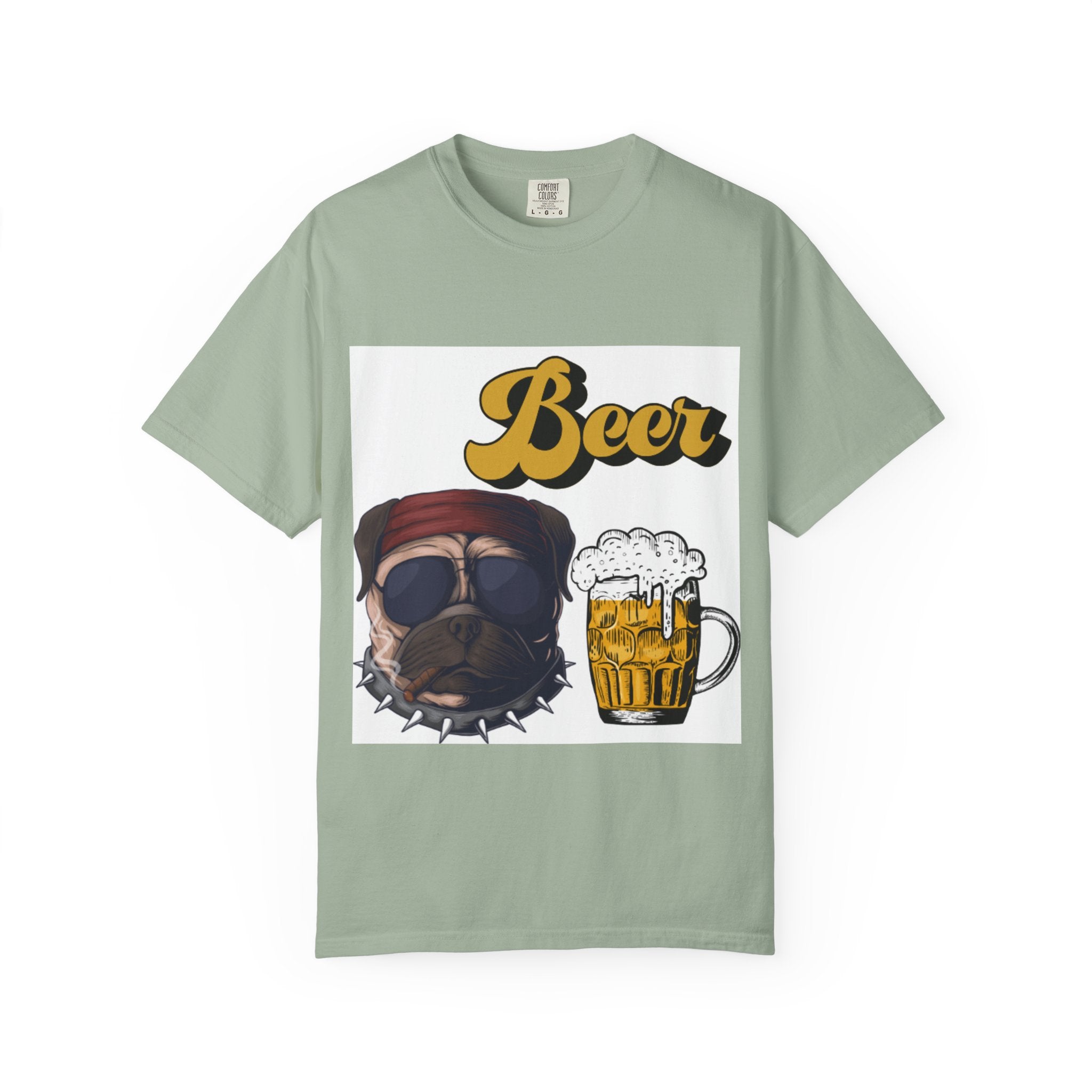 Beer-Themed Unisex T-Shirt for Dog Lovers, Funny Gift for Men Women, Party Apparel, Beverage Enthusiast Tee, Casual Wear