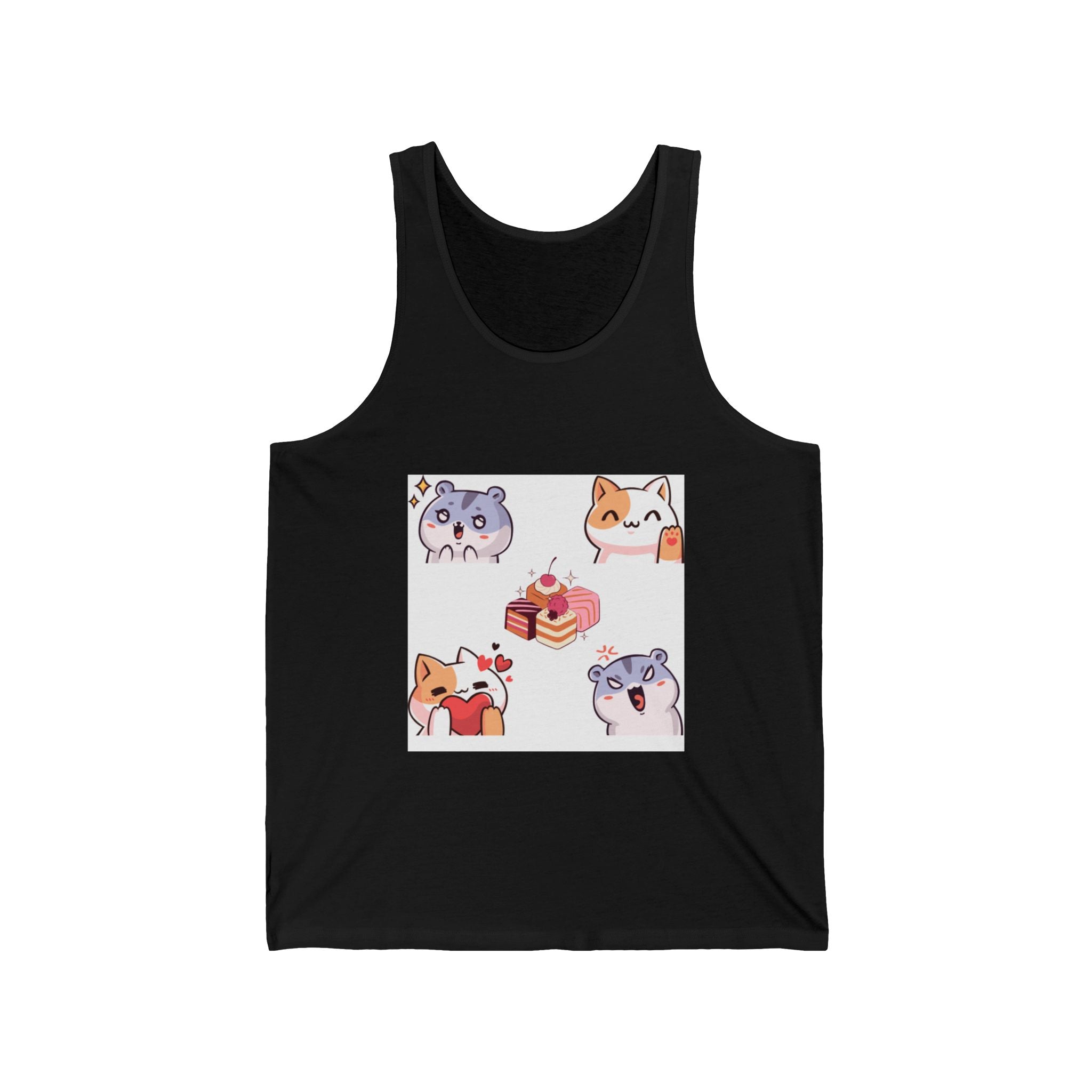Cute Animal Lovers Tank Top, Funny Pet-Themed Jersey Tank, Gifts for Pet Owners, Casual Summer Wear, Birthday Gift for Animal Lovers