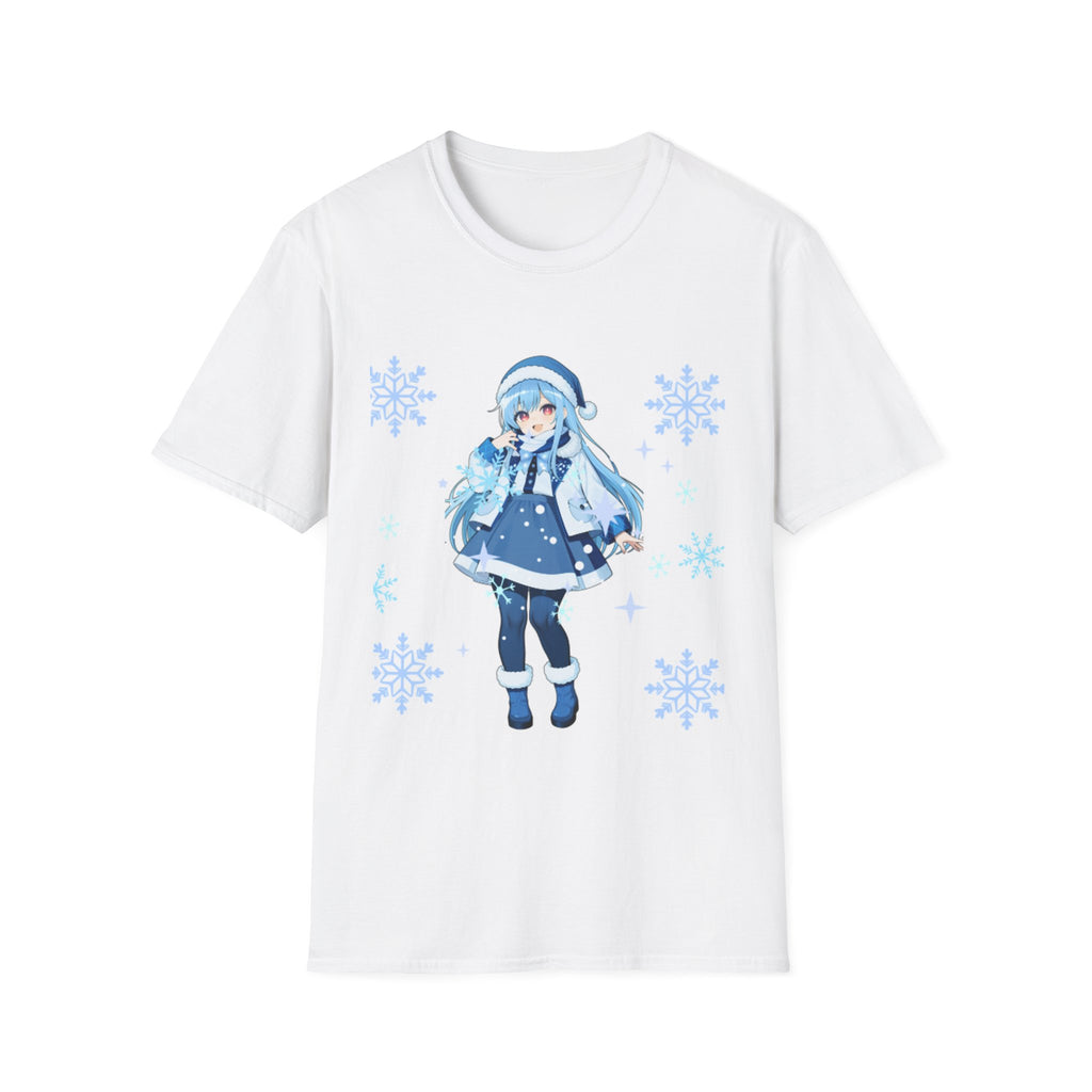 Winter Wonderland Unisex T-Shirt - Cute Anime Style, Cozy Graphic Tee, Perfect for Winter Celebrations, Gift for Friends, Holiday Fashion